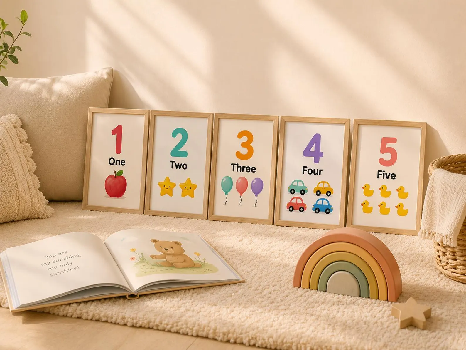CuteLearner printable Numbers 1-20 Flash Cards Printable | Preschool Learning | Home Counting Activity | Toddler Math Flashcards | Kindergarten Printable | PDF — preview 8